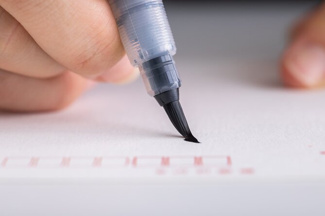 2 Hour Onsen Calligraphy Experience - The opening explanation gives the brushwork a local meaning