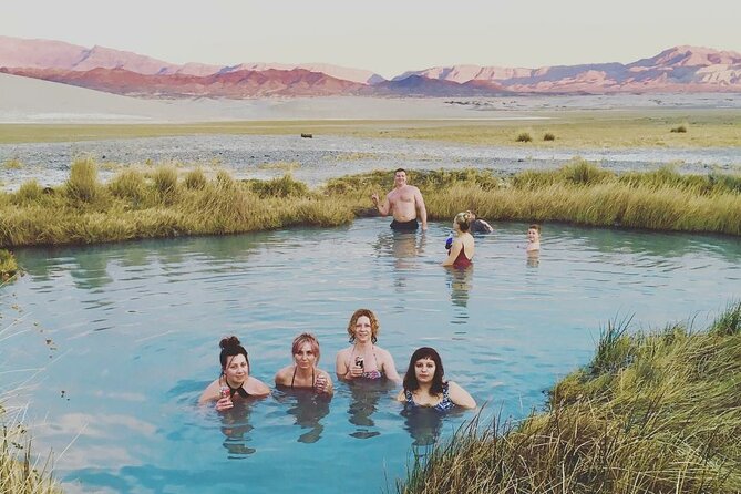 4-Hour Private Hidden Hot Springs Tour near Death Valley - Leaving Las Vegas behind at sunset