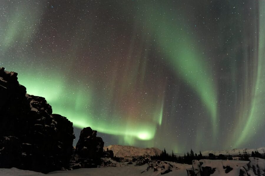 Akureyri: Lake Mývatn & Northern Lights - Winter Special - Skútustaðagígar adds another volcanic puzzle