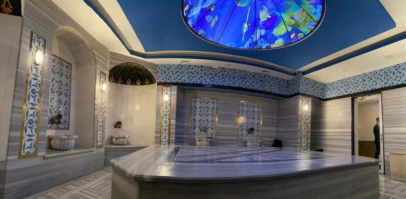 Alanya: Turkish Bath Experience with Massage and Wine Option - The menthol room gives the circuit a sharp turn