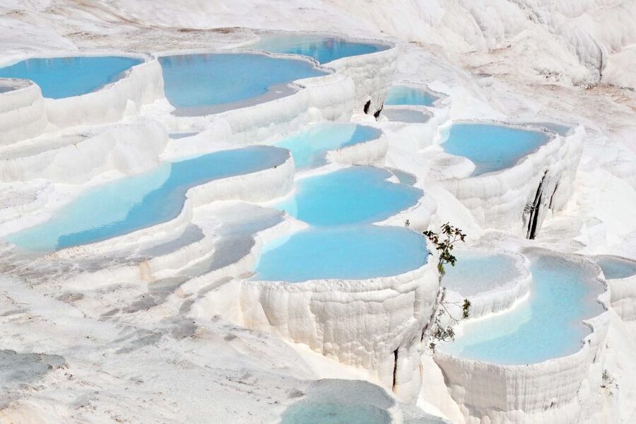 Antalya: Pamukkale Hot Springs & Hierapolis Small Group Tour - Hierapolis, the ancient spa town above the springs