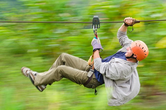 Arenal Volcano Combination Tour: Zipline, Tubing and Hot Springs - How the four-hour Arenal combination tour works