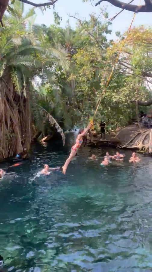 Arusha/Moshi Hot Springs Tour (Chemka) by Kingstone Asilia - Arriving at Kikuletwa’s clear blue pool