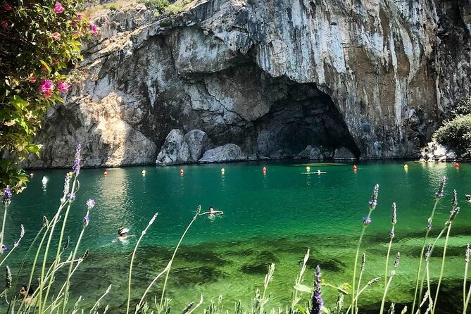 Athens Iconic Highlights & Lake Vouliagmeni Thermal Spa Day Tour - Greek food and a local ice cream stop
