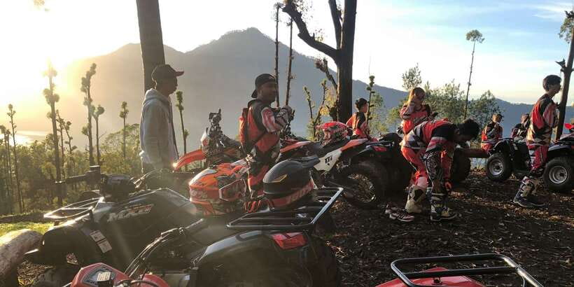 Bali: ATV Batur Sunrise, Lava, Pine Forest and Hot Spring - A 3 a.m. start from South Bali