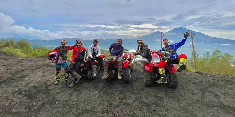 Bali: ATV Batur Sunrise, Lava, Pine Forest and Hot Spring - Pine forest tracks and the ride itself