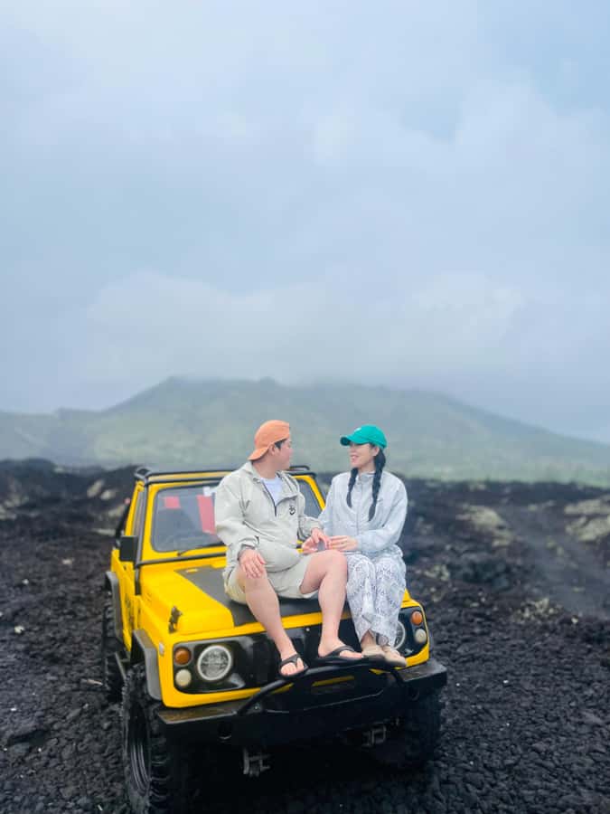 Bali: Day/Sunset Mount Batur 4WD Jeep and Natural Hot Spring - The Batur Natural Hot Springs stop