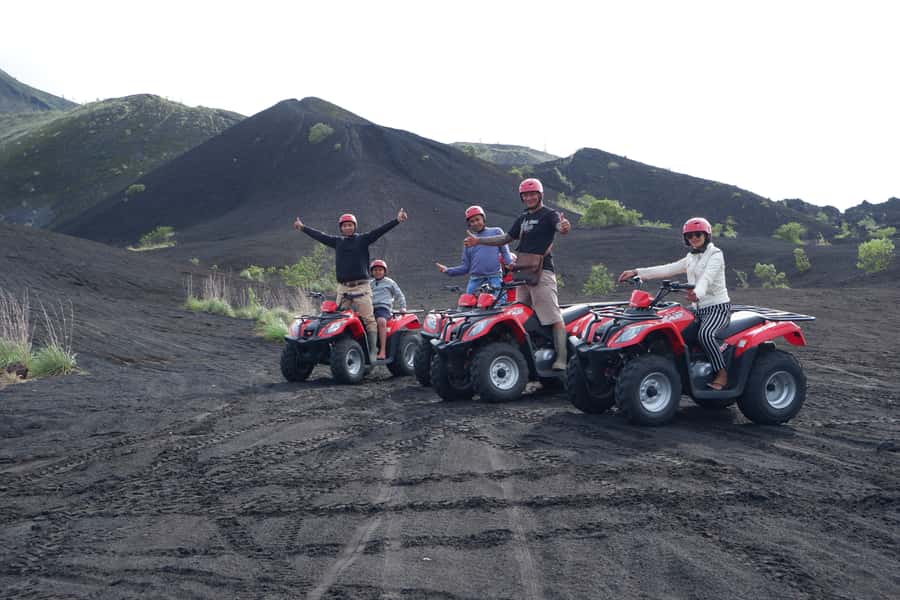 Bali: Mount Batur Quad Bike Tour and Natural Hot Springs - Two and a half hours across lava and jungle tracks