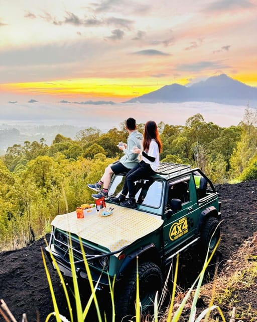 Bali: Mount Batur Sunrise Jeep Tour with Hot Springs - Coffee and Herbal Tea Above a Green Valley