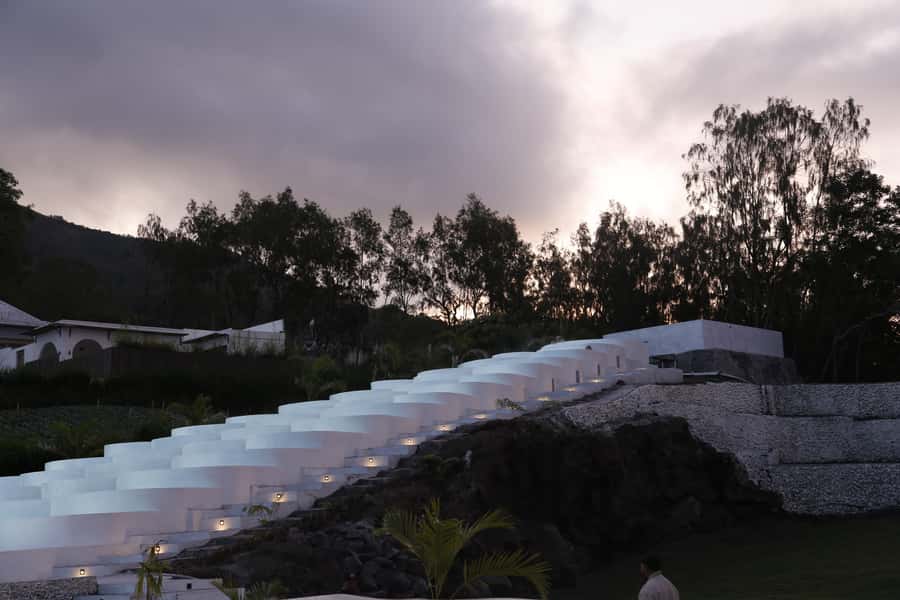 Bali: Natural Hot Spring in Pyramid Infinity Pools - Moving between the tiered natural pools