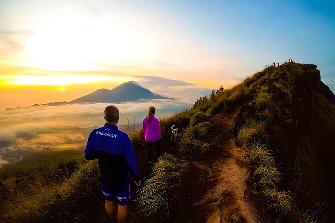 Bali Trekking Tour: Mount Batur Sunrise & Natural Hot Spring - Reaching the summit around 6.15 AM