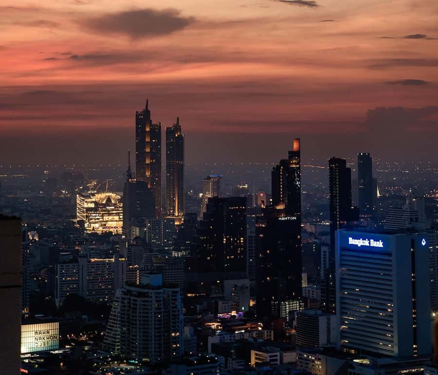 Bangkok: Banyan Tree Hotel Staycation Packages - The room and Bangkok views