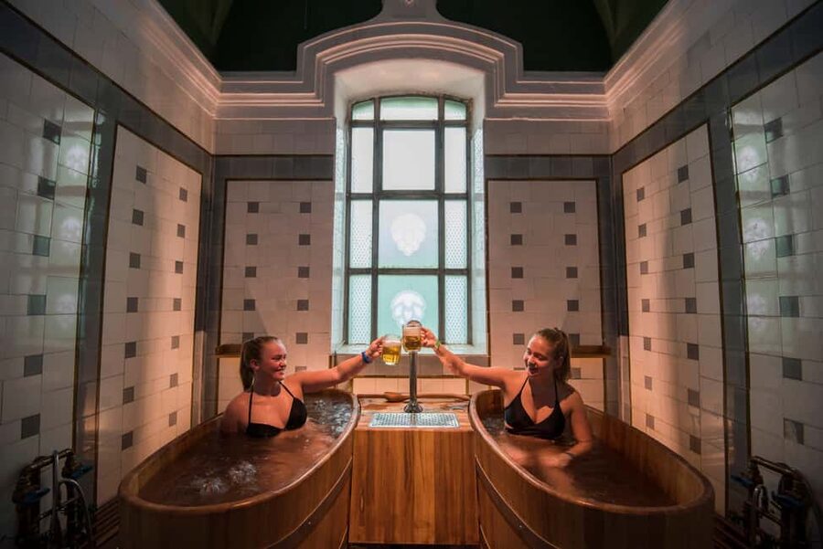 Beer Spa with optional Széchenyi Bath Tickets - Inside the 45-minute beer bath