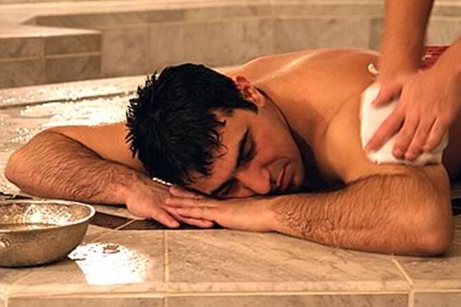 Bodrum Turkish Bath and Spa - The scrub on the hot marble