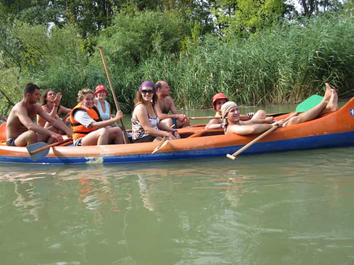 Budapest: Canoeing the Danube w or wo Sauna or Danube Beach - Leányfalu brings a local lunch break