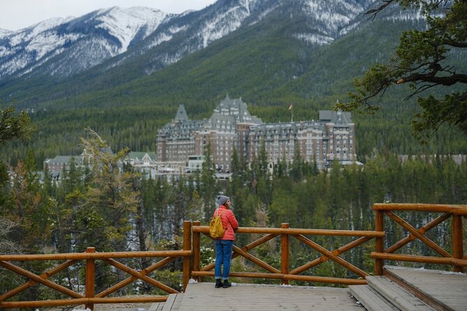 Calgary/Banff: Gondola, Upper Hot Spring, Bow Fall & Top 3 Lakes - Bow Falls keeps the walking easy