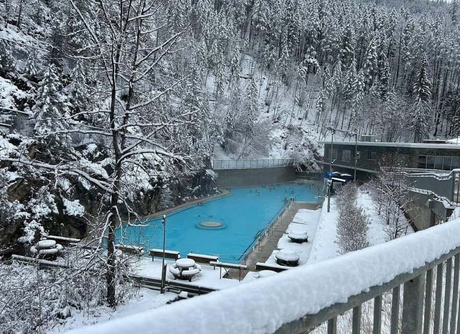 Calgary: Radium Hot Springs & Marble Canyon Day Trip - The Kootenay Valley viewpoint and hot drink break
