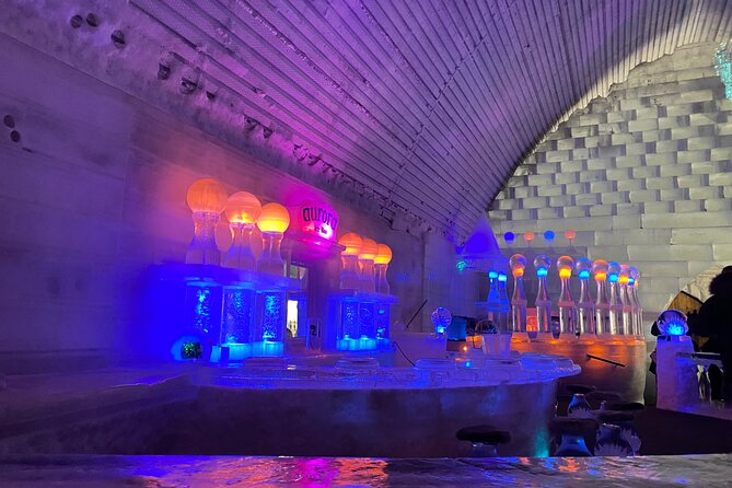 Chena Hot Spring Day Trip - Inside the Aurora Ice Museum at 25°F