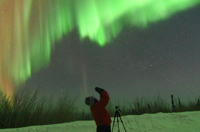 Chena Hot Springs Northern Lights Aurora Borealis From Fairbanks - Hunting for the Aurora on the way back