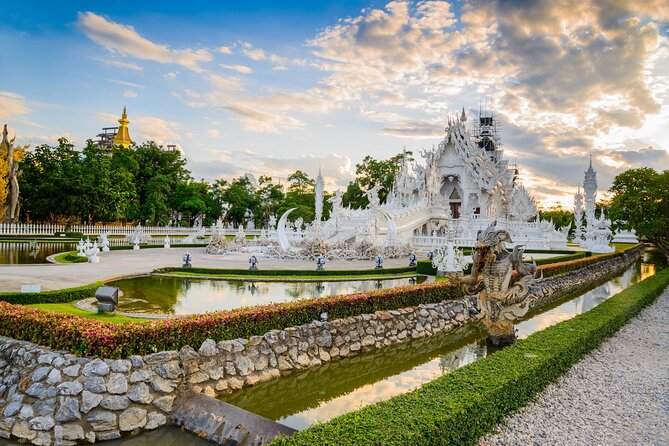 Chiang Rai Wonders: White, Blue & Red Temples and Hot Spring - Blue Temple brings color and calm