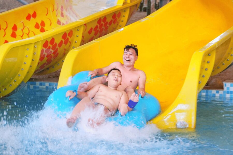 Da Nang: Mikazuki Water Park 365 with Onsen E-Ticket - The onsen and hot pool offer a needed reset