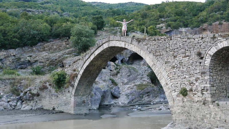 Day Tour to Permet Thermal Baths and Langarica Canyon - Walking into Langarica Canyon