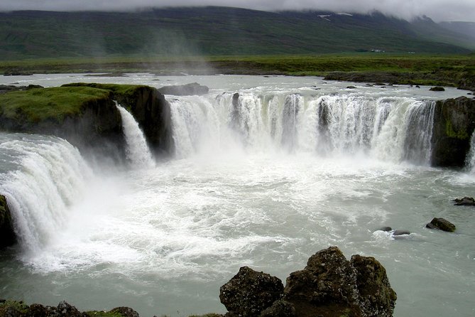 Day Trip to Lake Mývatn And The Nature Baths from Akureyri - Goðafoss: a dramatic first stop