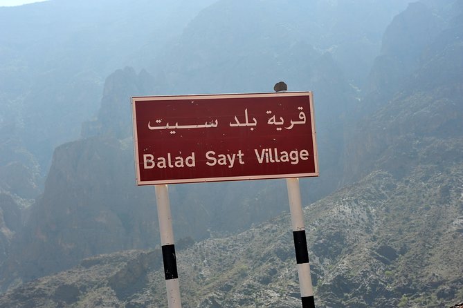 Day Trip to Wadi Bani Awf, Balad Sayt, Nakhal Fort & Hot Spring - Balad Sayt, a village framed by mountains