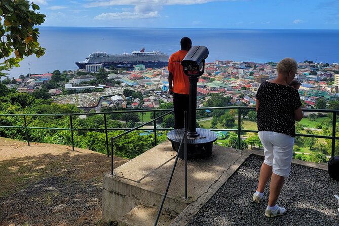 Dominica Scenic Waterfalls and Hot Springs @ Autop Tours - Morne Bruce gives you Roseau from above