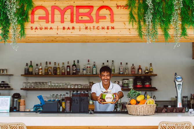 Experience Sauna and Spa with Food and Drinks in Koh Samui - Welcome drink and the body scrub