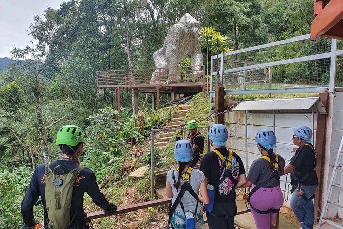 Extream Zipline @ Kingkong Smile and Dip in Hot Spring - Lunch and the change from adventure to soaking