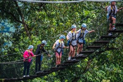 Extream Zipline @ Kingkong Smile and Dip in Hot Spring