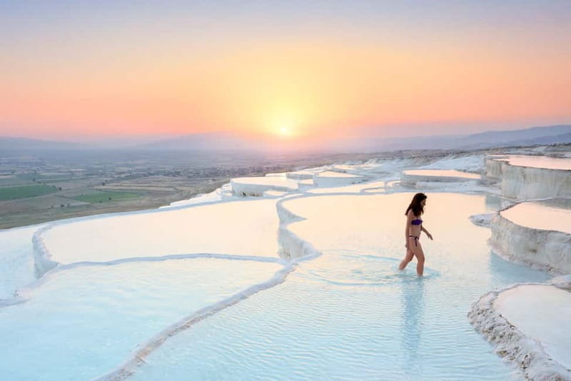 Fethiye: Pamukkale Hot Spring & Hierapolis Small-Group Tour - The optional gemstone factory stop