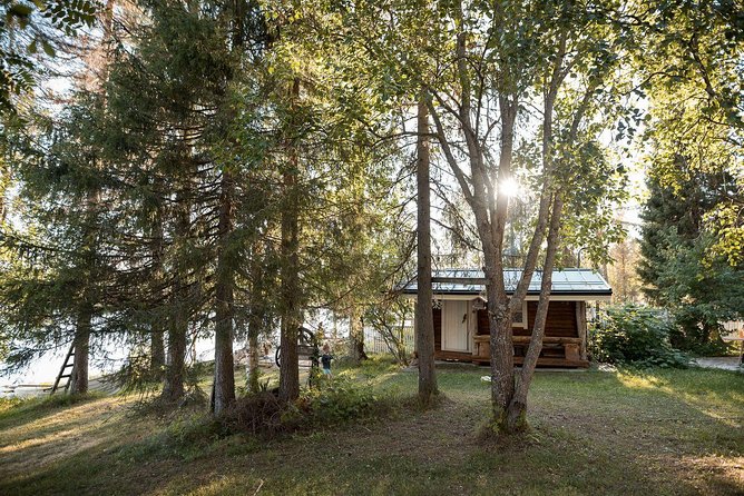 Finnish Traditional Sauna Escape : Fire, Ice and BBQ - Fire, sausages, and a candlelit cabin