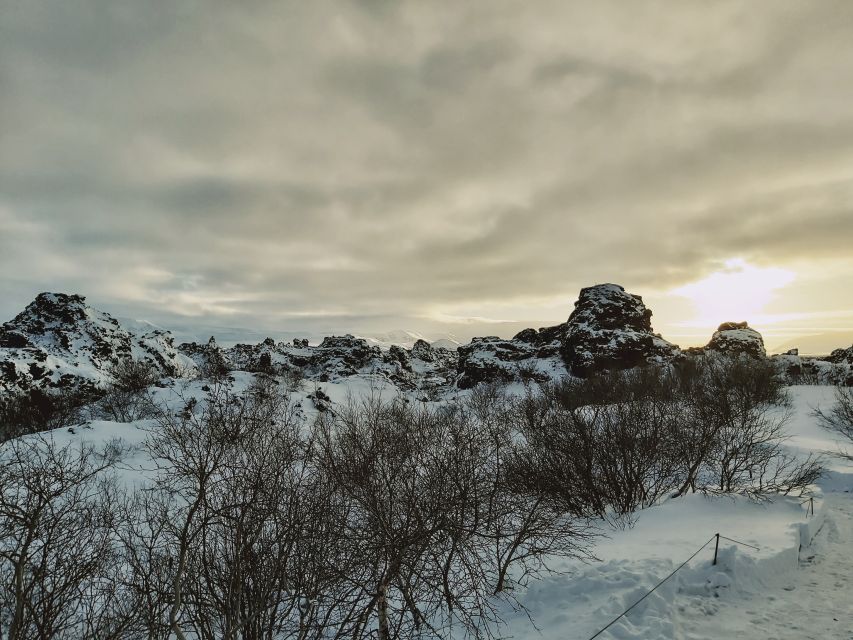 From Akureyri: Godafoss and Lake Myvatn - Dimmuborgir, where lava becomes architecture