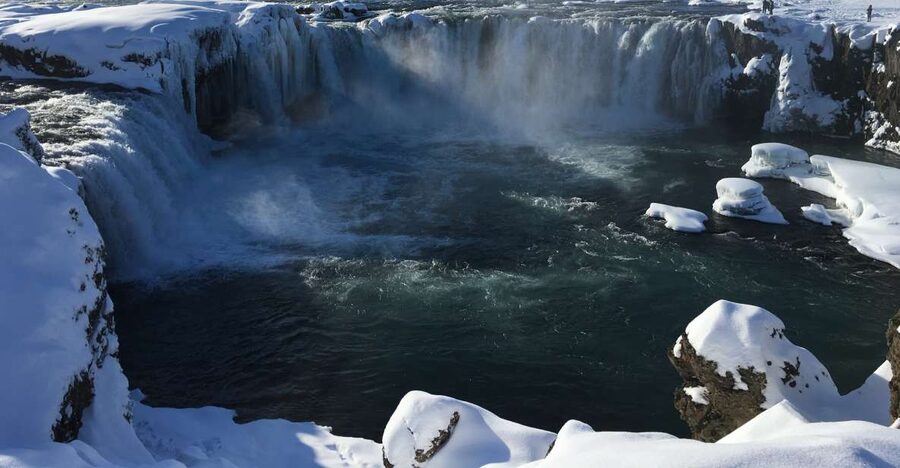 From Akureyri: Lake Myvatn and Godafoss Guided Tour - Godafoss: a powerful first stop