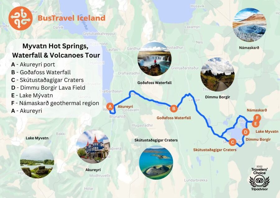 From Akureyri: Myvatn Lake, Craters, & Waterfall Tour - Skútustaðagígar and the curious craters of Mývatn