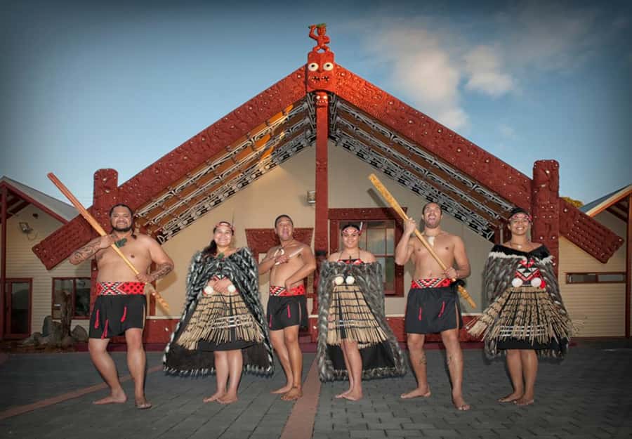 From Auckland: Rotorua Māori Village & Hot Springs with Haka - Whakarewarewa Village: culture beside boiling ground