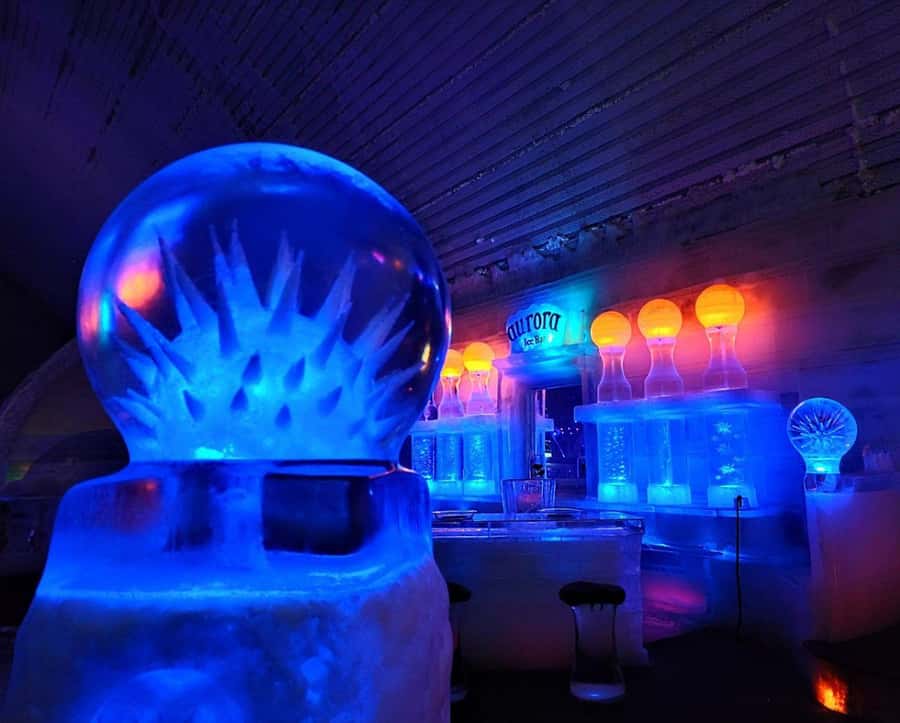From Fairbanks: Chena Hot Springs Day Tour - Inside the Aurora Ice Museum at 25 F
