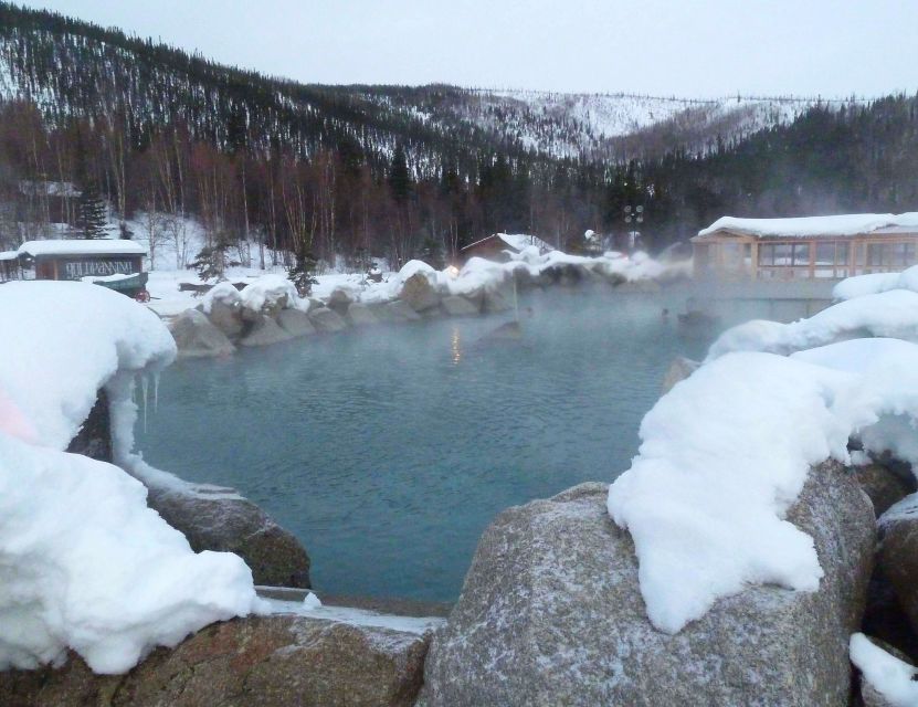 From Fairbanks: Chena Hot Springs Northern Lights Tour - From Fairbanks to Chena, a long northern night