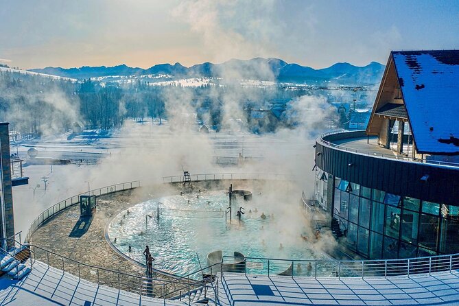 From Krakow Snowmobile with Thermal Pools and Hotel Pickup - Three hours at Chocholow Thermal Pools