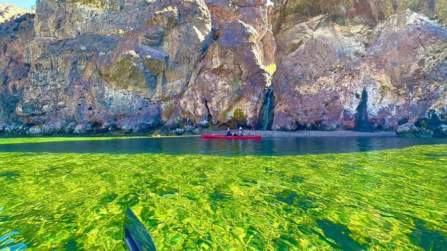 From Las Vegas: Hoover Dam Kayak Trip with 6 Hot Springs - Kayaking 12 miles downstream