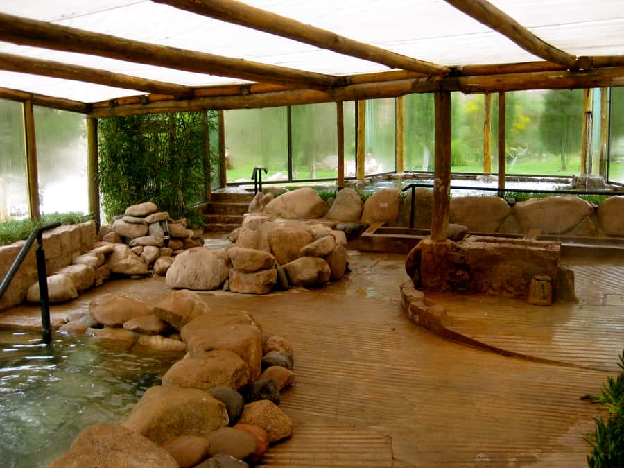 From Mendoza: Premium Spa Day at the Cacheuta Hot Springs - Using the thermal circuit