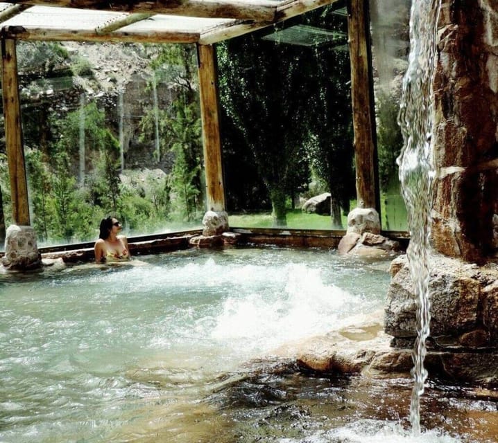From Mendoza: Premium Spa Day at the Cacheuta Hot Springs - A buffet lunch with Argentine choices
