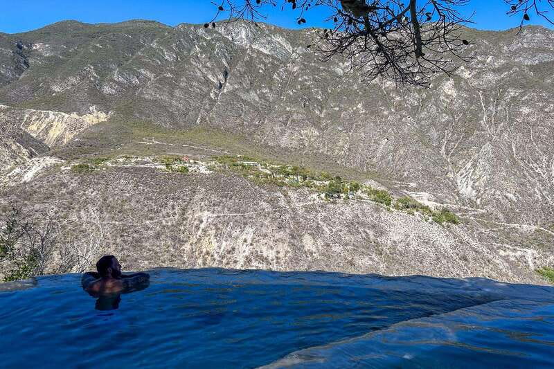 From Mexico City: Tolantongo Hot Springs Day Trip with Guide - River, suspension bridge, and trails