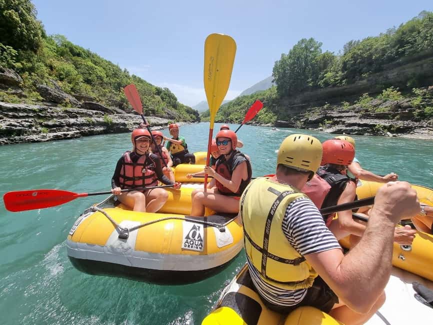 From Permet: Vjosa River Rafting and Benja Thermal Baths - Benja Thermal Baths beneath the old stone bridge