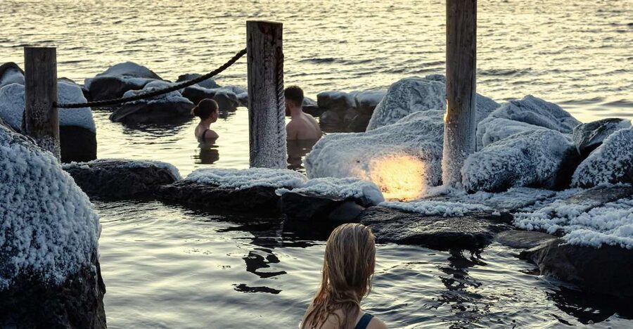 From Reykjavik: Hvammsvík Hot Spring with Transportation - Arriving at the hot springs