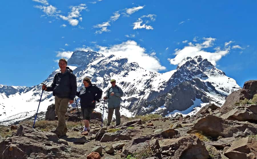 From Santiago: Maipo Canyon Volcano and Hot Spring Tour - A long ride back to Santiago