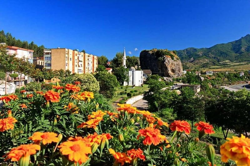From Tirana/Durres/Golem:Permet, Canyon & Thermal Baths. - The Vjosa River shows Albania at its wildest