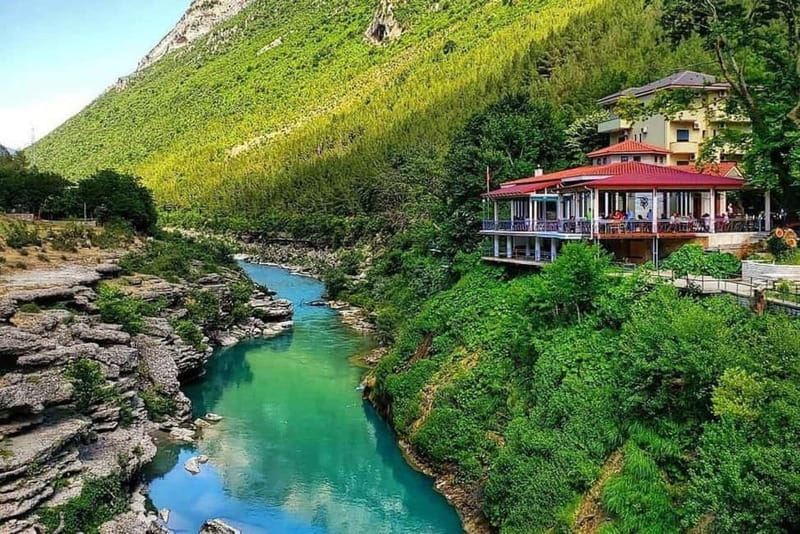 From Tirana/Durres/Golem:Permet, Canyon & Thermal Baths. - Tepelena Castle gives the drive a strong first stop